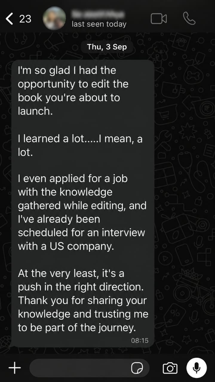 Reader message: scheduled for an interview with a US company